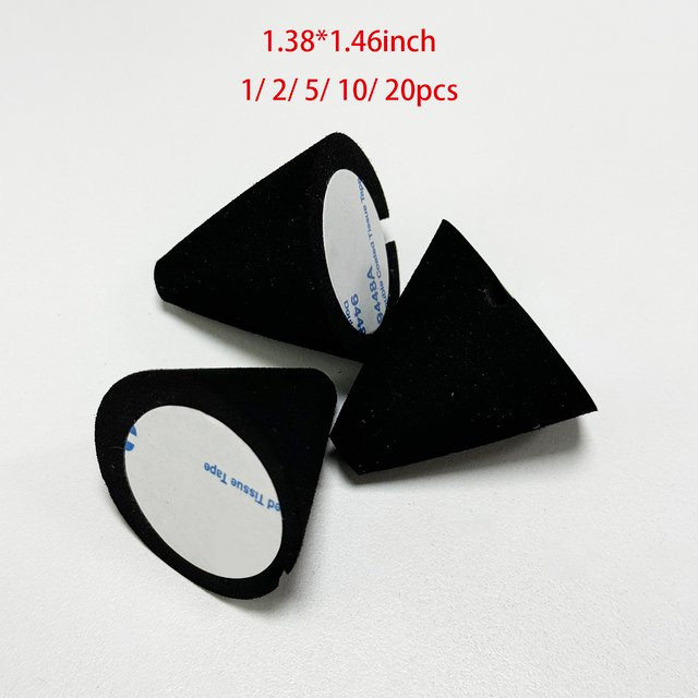 Roland Ersatz-Schaumstoff für elektrische Drum-Trigger in Schwarz, Maße: 3,51 x 3,71 cm - Bild 1