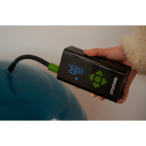 Prophete Elektropumpe in Schwarz mit 4400 mAh Akku, Powerbank-Funktion und LED-Licht für alle Ventilarten - Bild 2