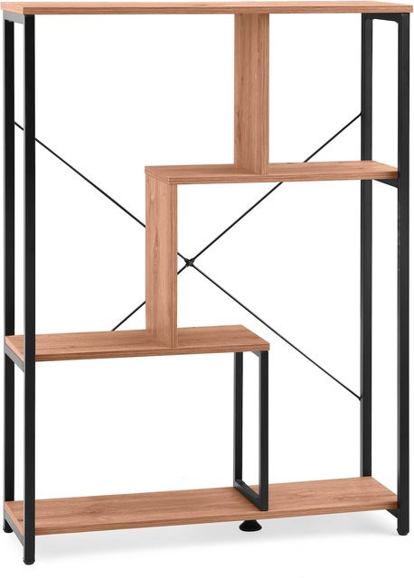 hjh LIVING Regal Kalag Eco aus melaminharzbeschichteter Spanplatte und pulverbeschichtetem Stahl - Bild 1