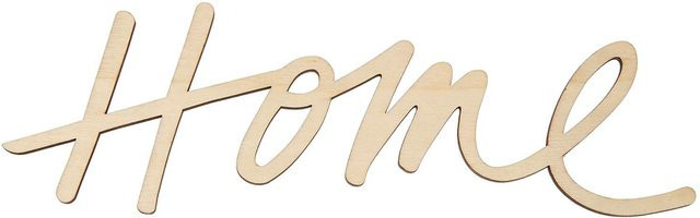 Magnetischer Holzschriftzug Home von Rico Design, Breite: 28 cm, Höhe: 9 cm - Bild 1