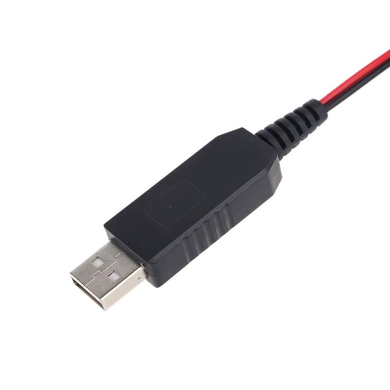 USB AA AAA Batterie Eliminator Netzteil 5V bis 3V in Schwarz - Bild 2