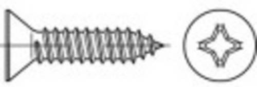 TOOLCRAFT Senkblechschrauben DIN 7982 mit Kreuzschlitz Phillips, Durchmesser: 4,8 mm, Länge: 16 mm, Stahl galvanisch verzinkt, 100 Stück - Bild 1