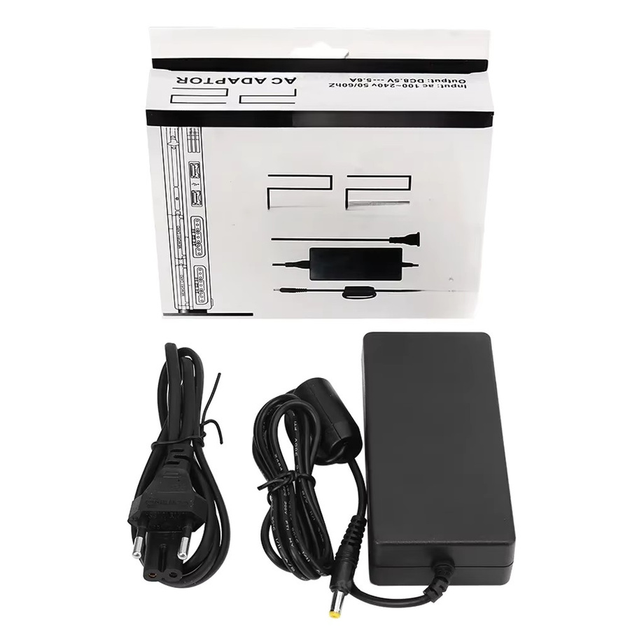 HeroAngel Netzteil für PS2 Slim 70000 Konsole, Ersatz-AC-Adapter Ladekabel in Schwarz, 8,5 V DC, 100-240 V - Bild 5