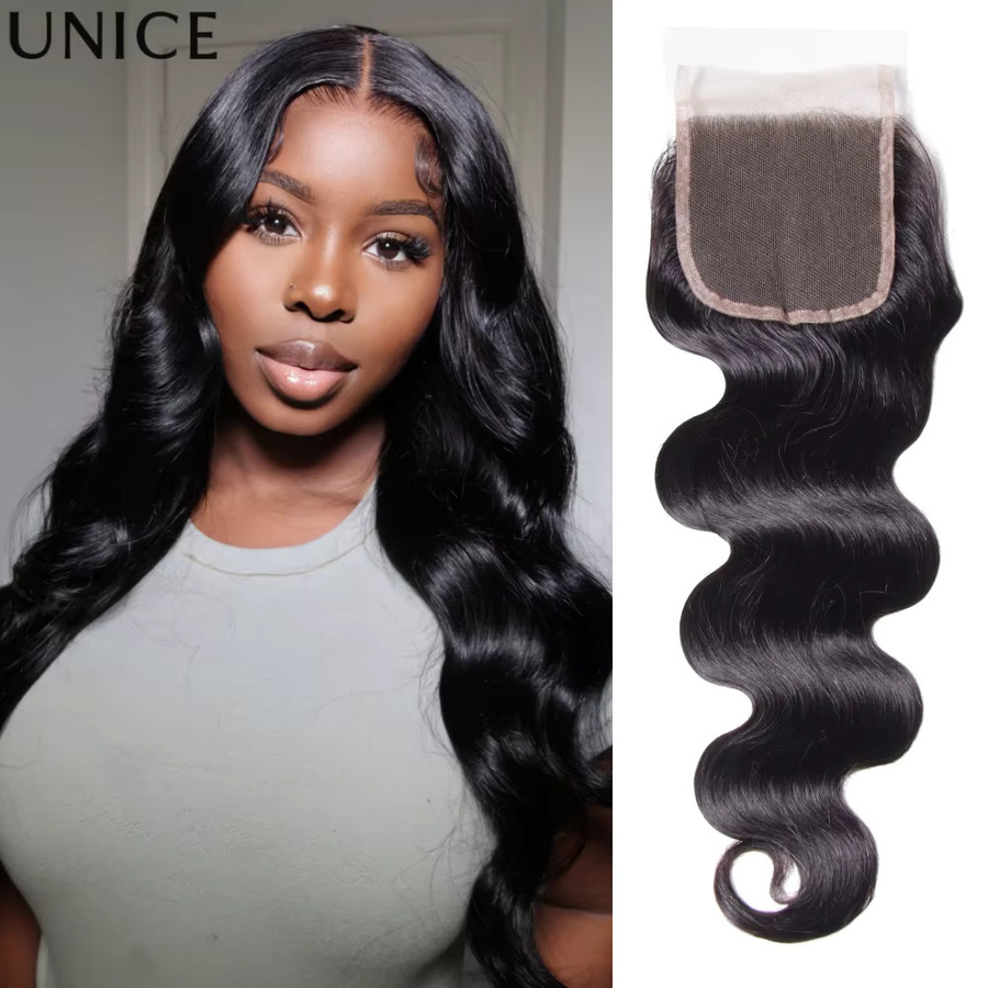 UNice Body Wave Echthaar Lace Closure, 1 Stück/Packung - Bild 2