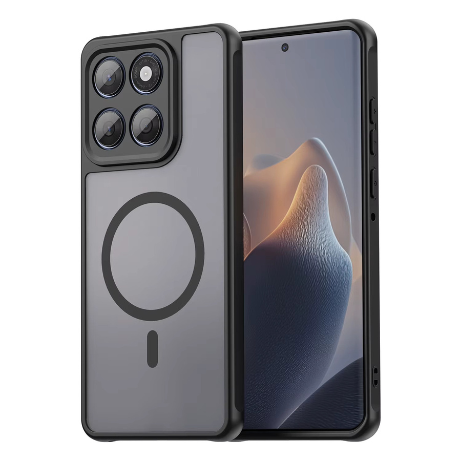 Magnetische Stoßfeste Schutzhülle für Motorola Edge 60 Neo, 60 Fusion, 60S und S50 Edge50 Neo in Blau Transparent Matt - Bild 5