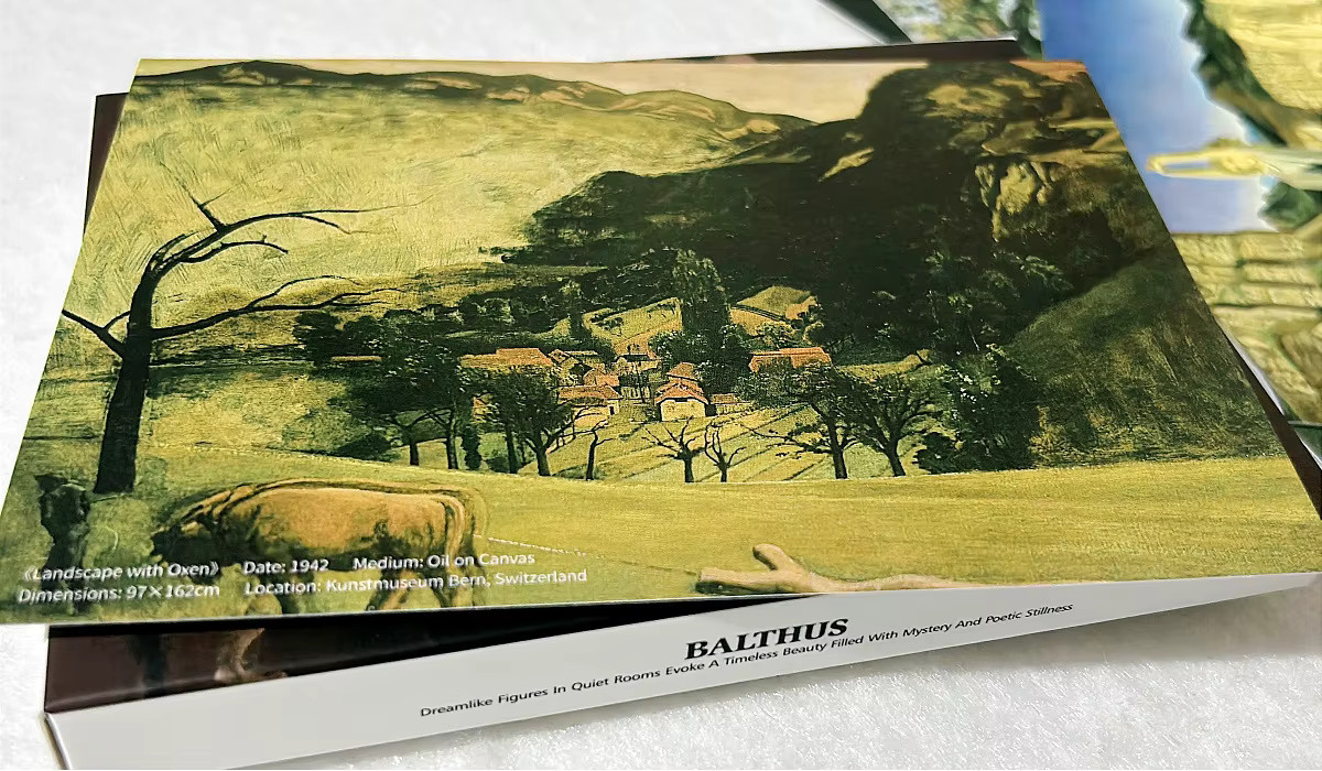 Balthus Art Series Postkarten Set im Retro-Design, 30 Stück, Mehrfarbig - Bild 1