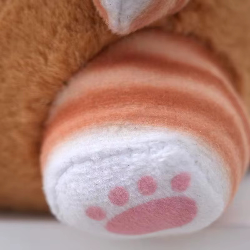 Mofusand Plüsch-Schlüsselanhänger, Waschbären Eichhörnchen Panda, 12 cm - Bild 3
