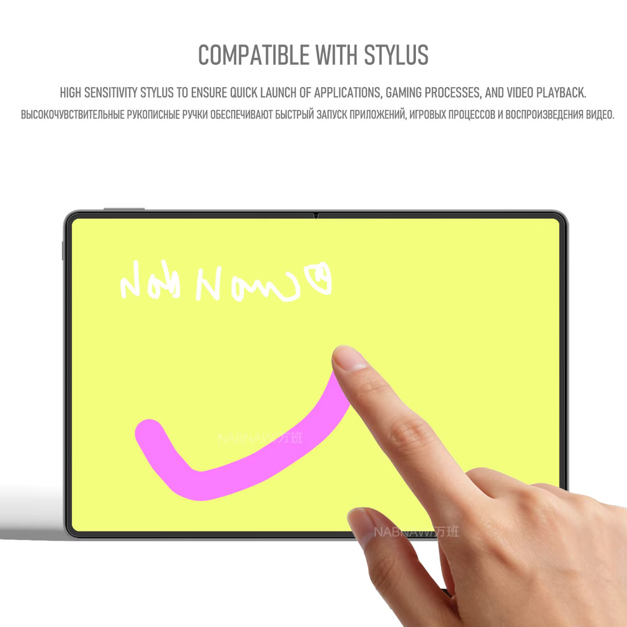Honor MagicPad 4 Displayschutzfolie aus gehärtetem Glas, 2er-Pack, transparent, 9H Härtegrad - Bild 5