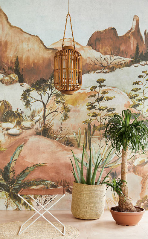 Eijffinger Tapete Savanna Earth Tones in Braun im Retro-Stil aus Vlies - Bild 3