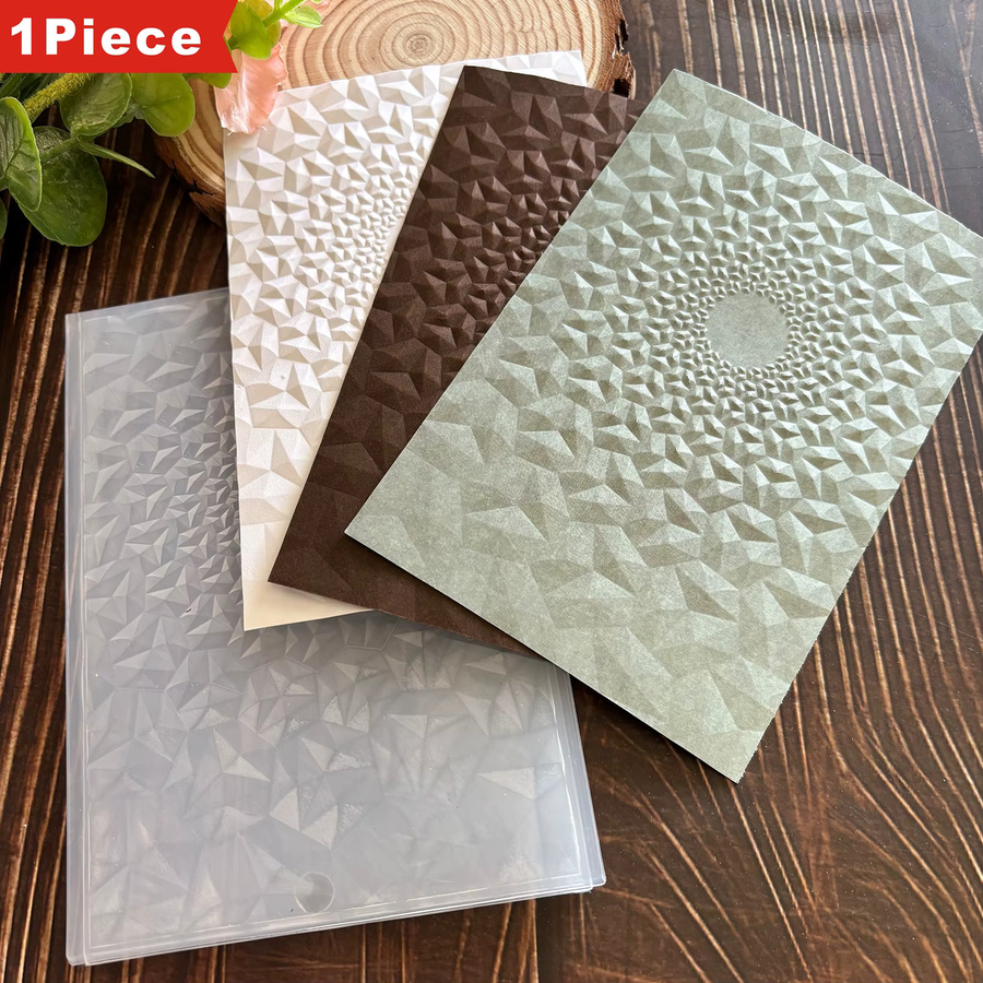 3D-geprägte Ordner-Textur Hintergrunddatei mit geometrischem Rippel-Effekt - Bild 2
