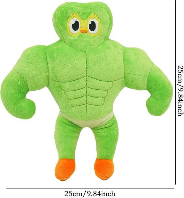 Yiran toy Eulen-Stofftier, Grün, Lila, Plüsch / Textil - Bild 1
