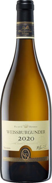Oberkircher Winzer e.G. Weißer Burgunder, Weißwein, Baden, trocken, 2022, 0,75 l - Bild 1