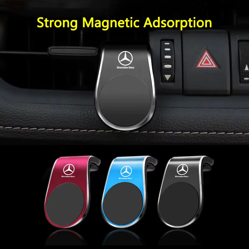 Magnetische Auto-Handyhalterung für Mercedes Benz A C E S G Klasse GLC CLE CLA GLB GLS W177 mit Lüftungsclip und GPS-Halterung - Bild 5