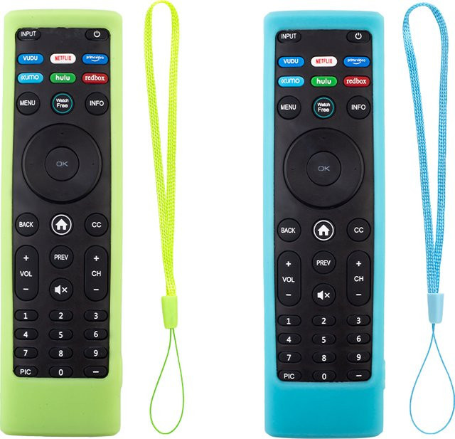Silikonhülle für Vizio Remote XRT140 PREV D Universal Smart TV Control Skin Sleeve in Grün - Bild 1