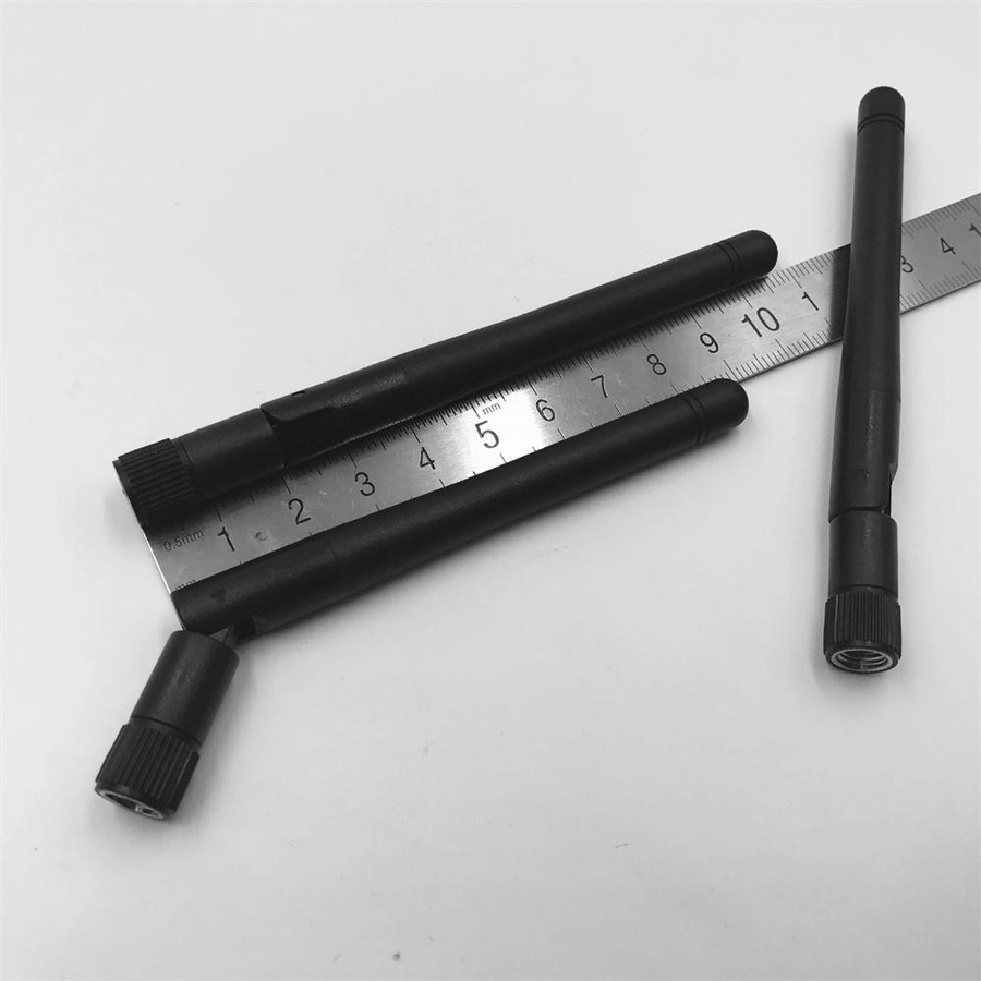 5er-Set feiyanautoparts RP-SMA Dual-Band WiFi Antennen für 2,4 GHz und 5 GHz Wireless Router und Desktop-Karten, Schwarz - Bild 3