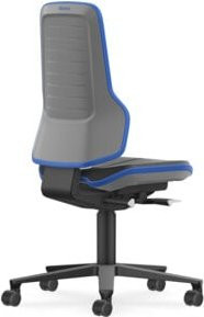 Bimos Arbeitsdrehstuhl Neon Skintec Flexband in Blau mit Sitztiefen- und Sitzneigungsverstellung sowie verstellbarer Gewichtsregulierung - Bild 1