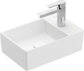Villeroy & Boch Handwaschbecken Memento 2.0 aus Keramik in Weiß, Wandmontage, Rechteckig, Breite: 40 cm, Tiefe: 26 cm - Bild 1