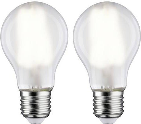 Paulmann LED Leuchtmittel E27 Birnenform 7 W Neutralweiß 2er Set - Bild 1