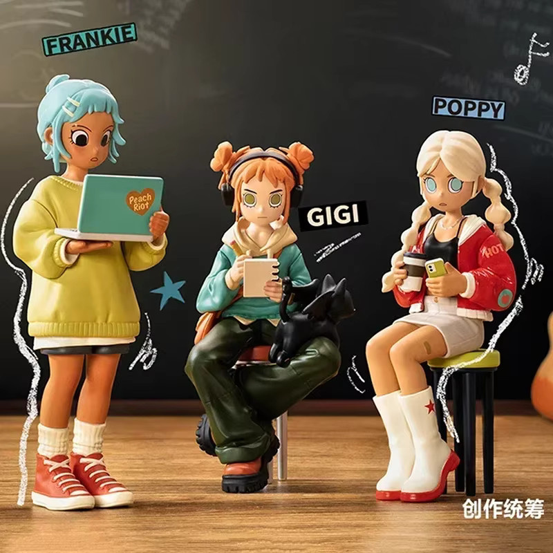 POP MART Peach Riot Rise Up Serie Blind Box, Spielzeugpuppe, Anime-Figur - Bild 2