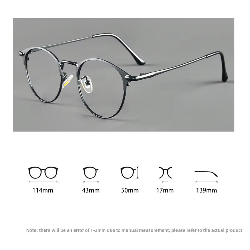 ERIKOLE Korrektionsbrille, Rund, Metall, Vollrand - Bild 2