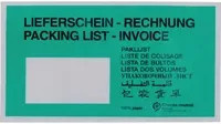 WIHEDÜ Dokumententasche selbstklebend für Papier in Grün und Schwarz - Bild 1