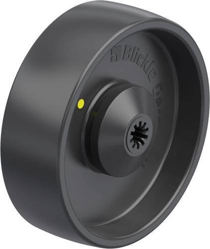 Blickle Rad 951627 PP 125/8KA-EL in Schwarz mit 125 mm Durchmesser und 200 kg Tragfähigkeit - Bild 1