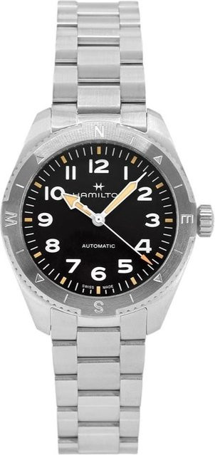 Hamilton Armbanduhr Khaki Field Expedition, Automatik, Edelstahl, Schwarz, 41 mm, Herren - Bild 1