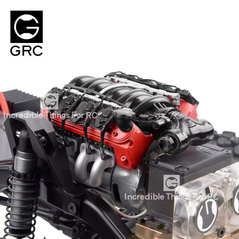 GRC LS7 V8 simulierter Motorkühlermotor-Lüfter, 1/10, Zubehör - Bild 2