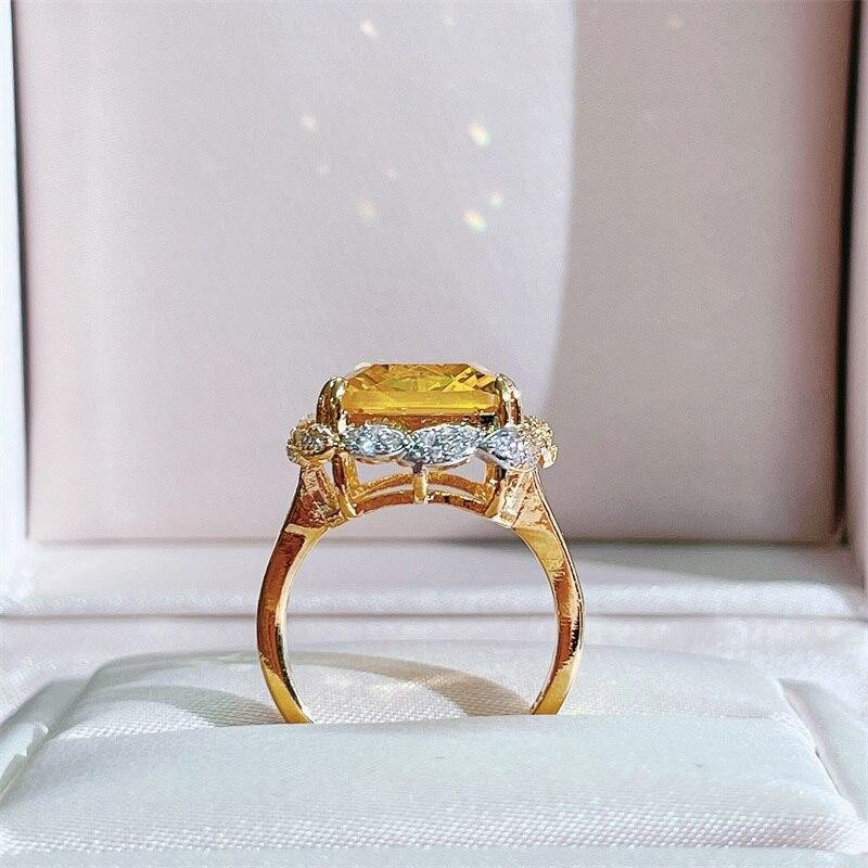 POMOiii Ring, Silber, künstlicher Topas, Damen, Ringgröße 10 - Bild 2