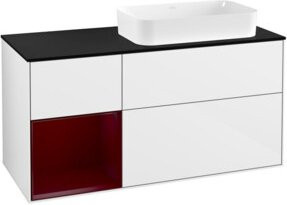 V&B Waschtischunterschrank Finion in Weiß lackiert, Breite: 120 cm, Tiefe: 50,1 cm, Höhe: 50,1 cm - Bild 1