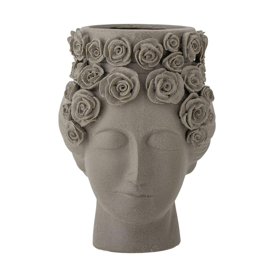 Bloomingville Keramikvase Akira in Grau für deinen skandinavischen Wohnstil, Höhe: 30 cm - Bild 1