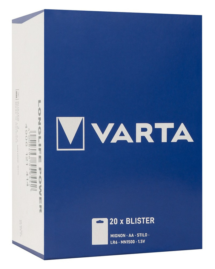 Varta AA Batterien Blue 20 x 4er Pack - Bild 3