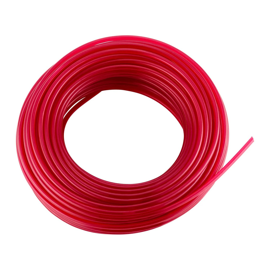 LUX-TOOLS Trimmerfaden Rot, Durchmesser: 2,4 mm, Länge: 15 m - Bild 2