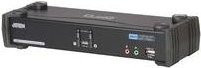 ATEN CubiQ CS1782A KVM- und Audio-Switch mit 2 Ports, DVI und USB, Schwarz - Bild 1
