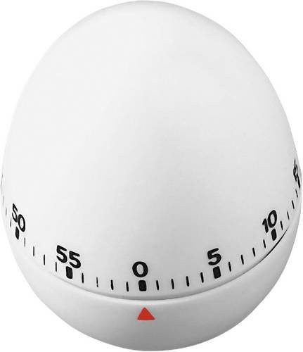 TFA Dostmann Analoger Timer Rund in Weiß und Schwarz - Bild 1