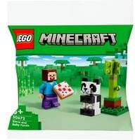 Lego Minecraft Steve mit Baby-Panda Konstruktionsspielzeug - Bild 1