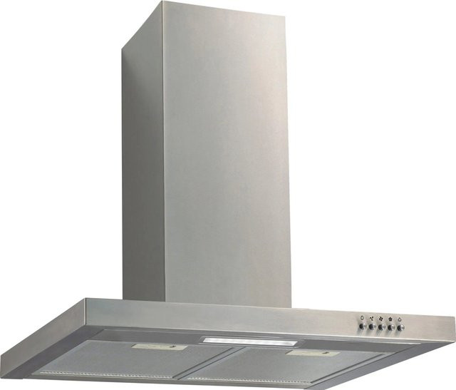 PKM Dunstabzugshaube 6004W Wandhaube aus Edelstahl in Silber mit Energieeffizienzklasse C für Abluft oder Umluft - Bild 1