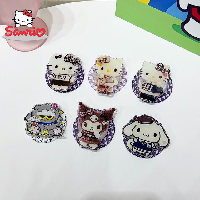 Sanrio Hello Kitty Y2K Magnetischer Handy-Griffhalter und Ständer für iPhone 17 und Samsung S26 in Multicolour - Bild 1