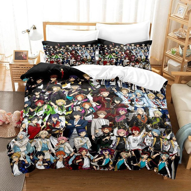 Ensemble Stars Anime Bettwäscheset von JMG Household Supplies, Multicolor, B/H: 135 x 200 cm - Bild 1