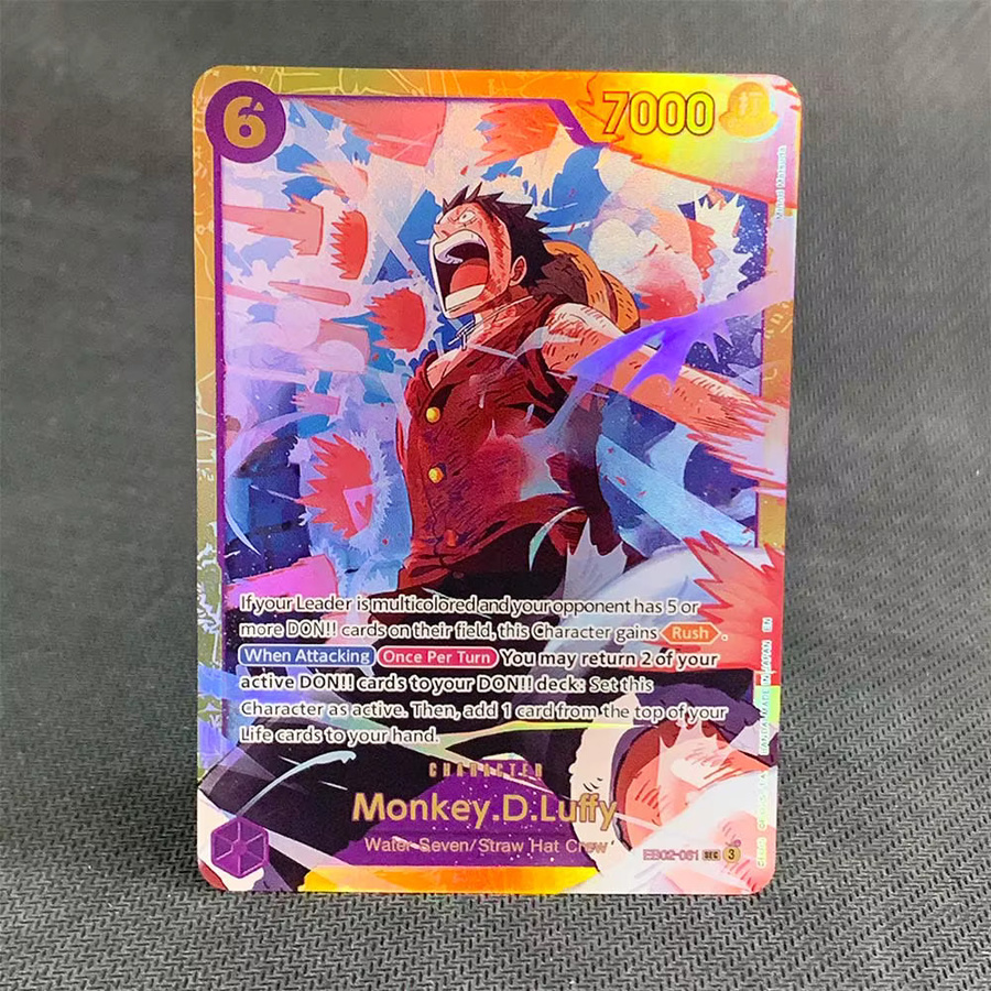 Bandai One Piece Sammelkarte, Monkey D Ruffy, Englisch - Bild 2