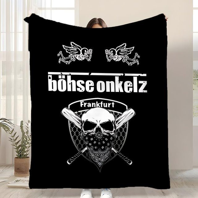 Rouxin ten Flanell-Kuscheldecke für Kinder, Schwarz, B/H: 75 x 90 cm - Bild 1