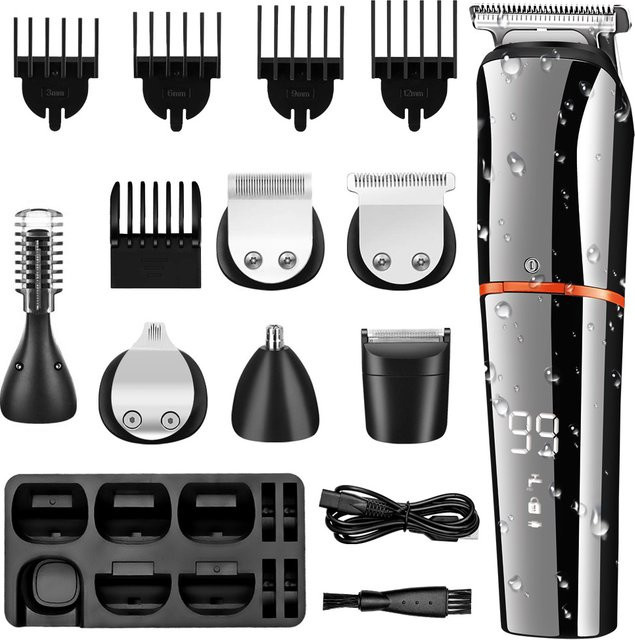 SURKER 6-in-1 Haarschneider Pflegeset, grau, Unisex - Bild 1