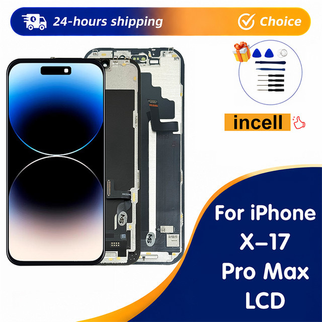 INCELL LCD Display Baugruppe mit Digitizer für Apple iPhone 11 12 13 14 15 16 17 Pro Max und Mini Modelle - Bild 1