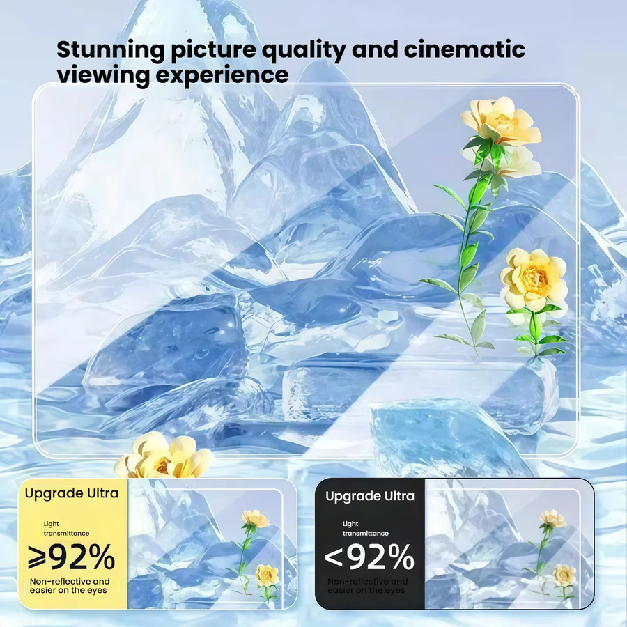 3er-Pack Displayschutzfolie aus gehärtetem Glas für Apple iPad 12,9 Zoll, transparent, mit einfacher Installation und automatischer Staubentfernung - Bild 5