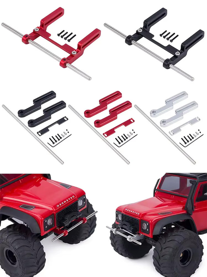 Fimonda TRX4M Front Stoßstange, 1:18, Metall, Zubehör - Bild 2