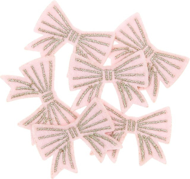 Rico Design Filzstreu Schleife in Rosa als festliche Deko - Bild 1