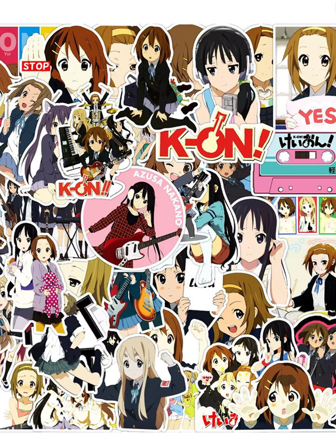 Bandai K-ON Anime-Aufkleber, Zubehör, Bunt / Mehrfarbig - Bild 4