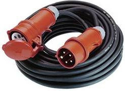 Bachmann Strom Verlängerungskabel 16A Schwarz 25m H07RN-F 5G 1,5mm² mit Schutzleiter und IP44 Schutz - Bild 1