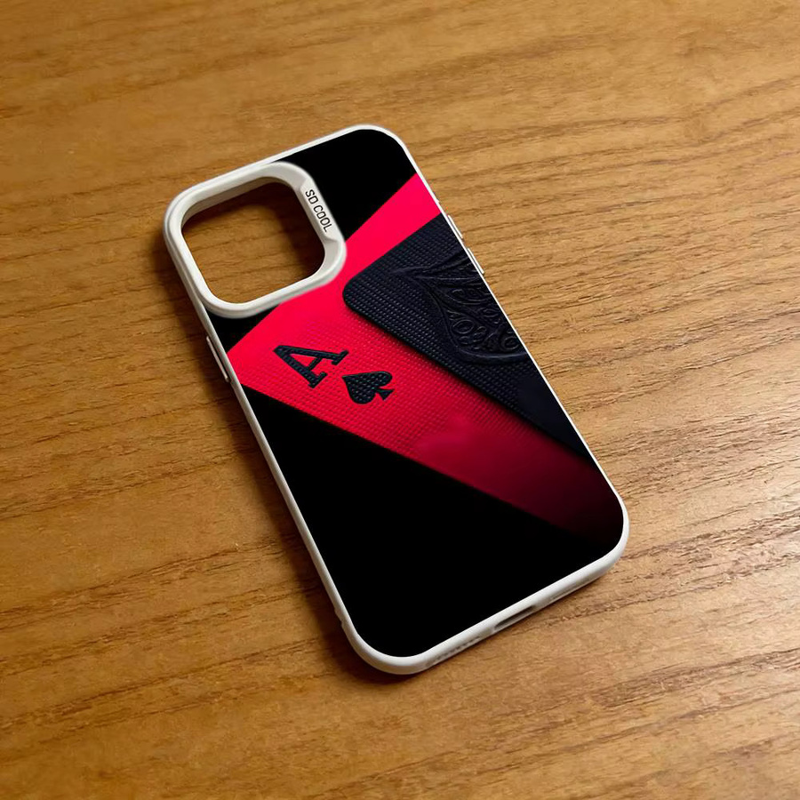 Casino Poker Karten Handyhülle aus weichem Silikon für iPhone 11 bis iPhone 17 Pro Max und weitere Modelle - Bild 2