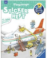 Ravensburger Stickerheft Wieso? Weshalb? Warum? Flugzeuge Lernbuch - Bild 1